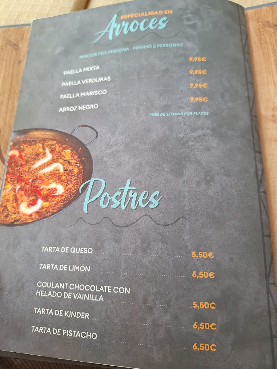 Marisquería La Caleta Menu - Image 5